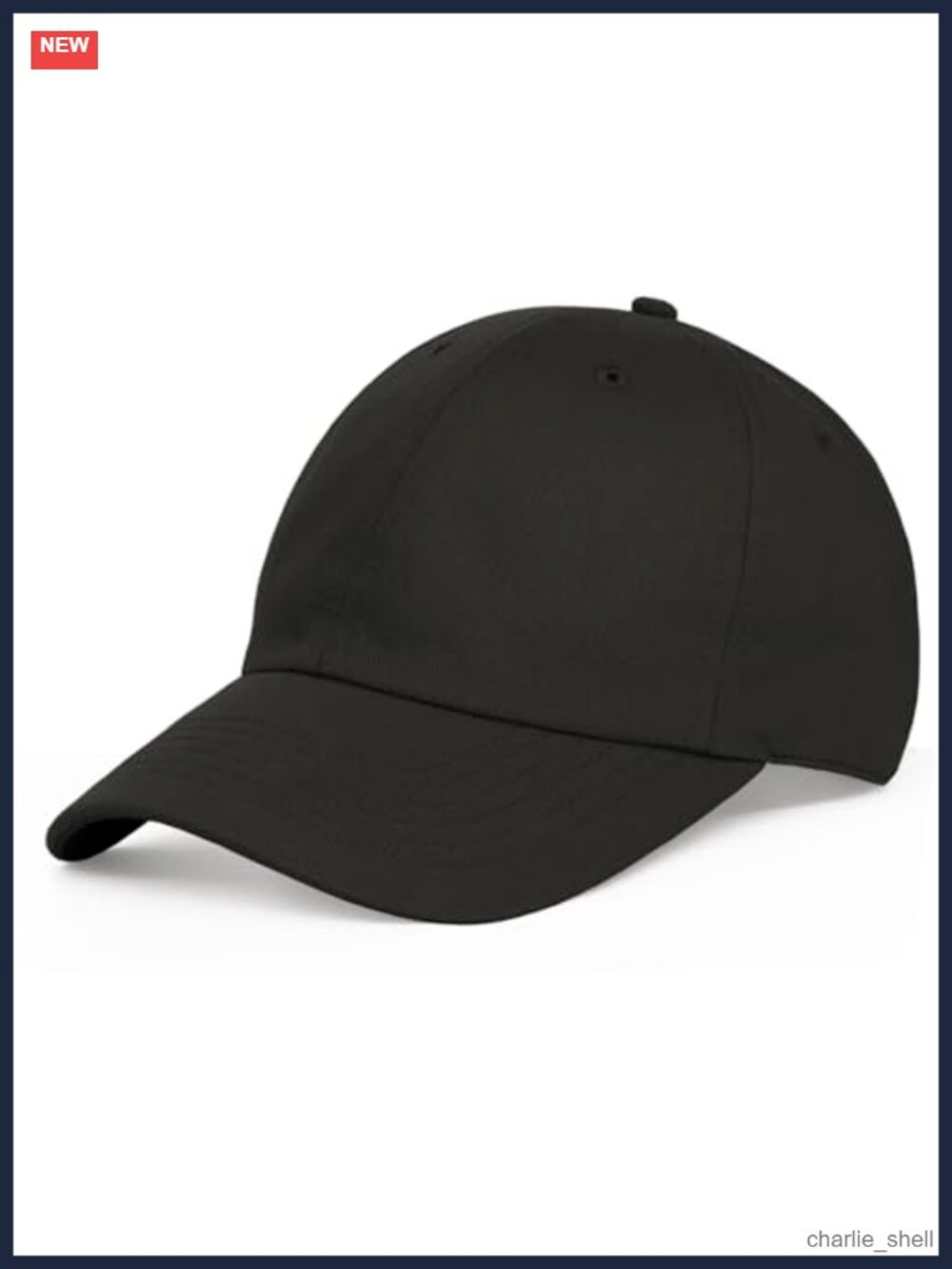 100% Cotton Adjustable Baseball Dad Hat Unisex Sun Protection
